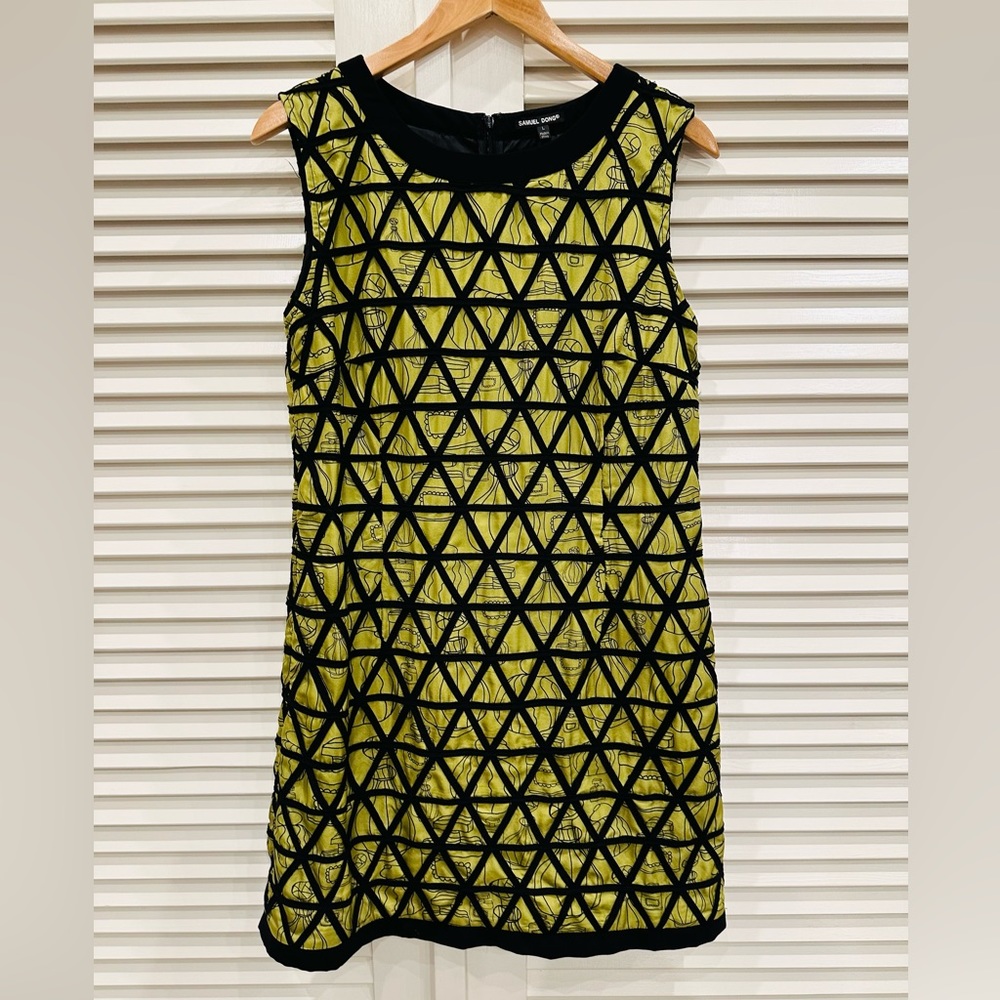Vintage Silk Samuel Dong “Perfume Bottle” Dress